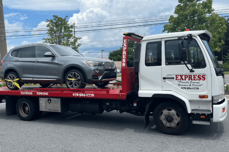 flatbed towing
