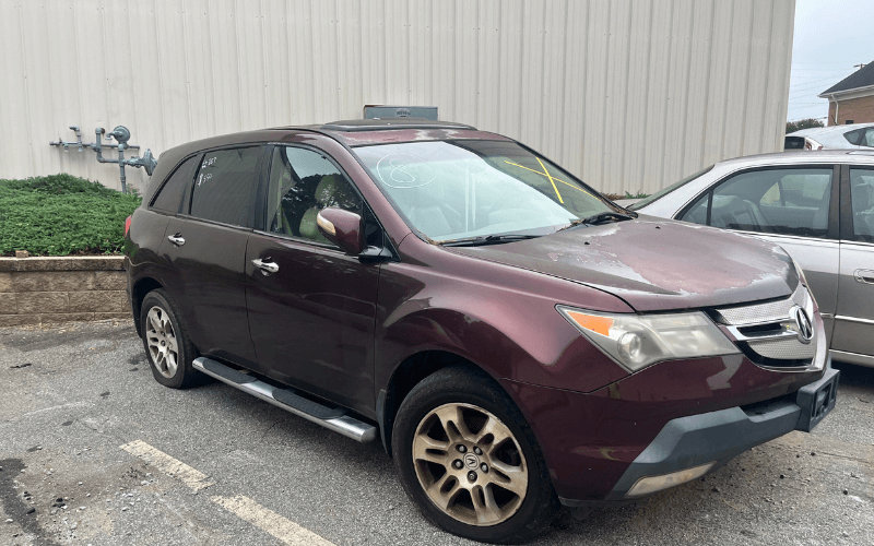 2007 Acura MDX Burgundy Sold $550